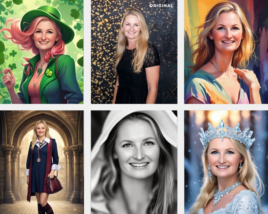 AI Generation Female Examples