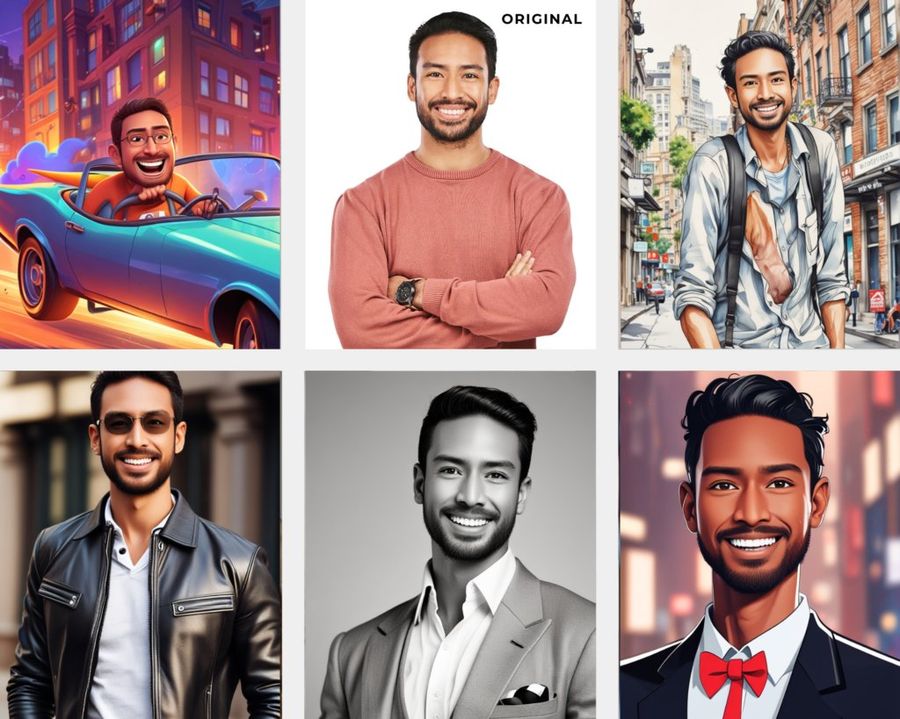 AI Generation Male Examples